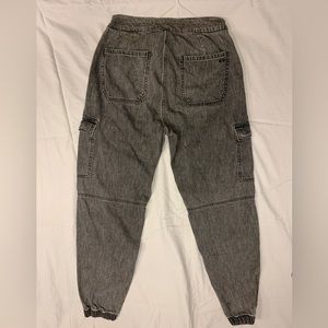 AE super high rise-waisted cargo denim jogger